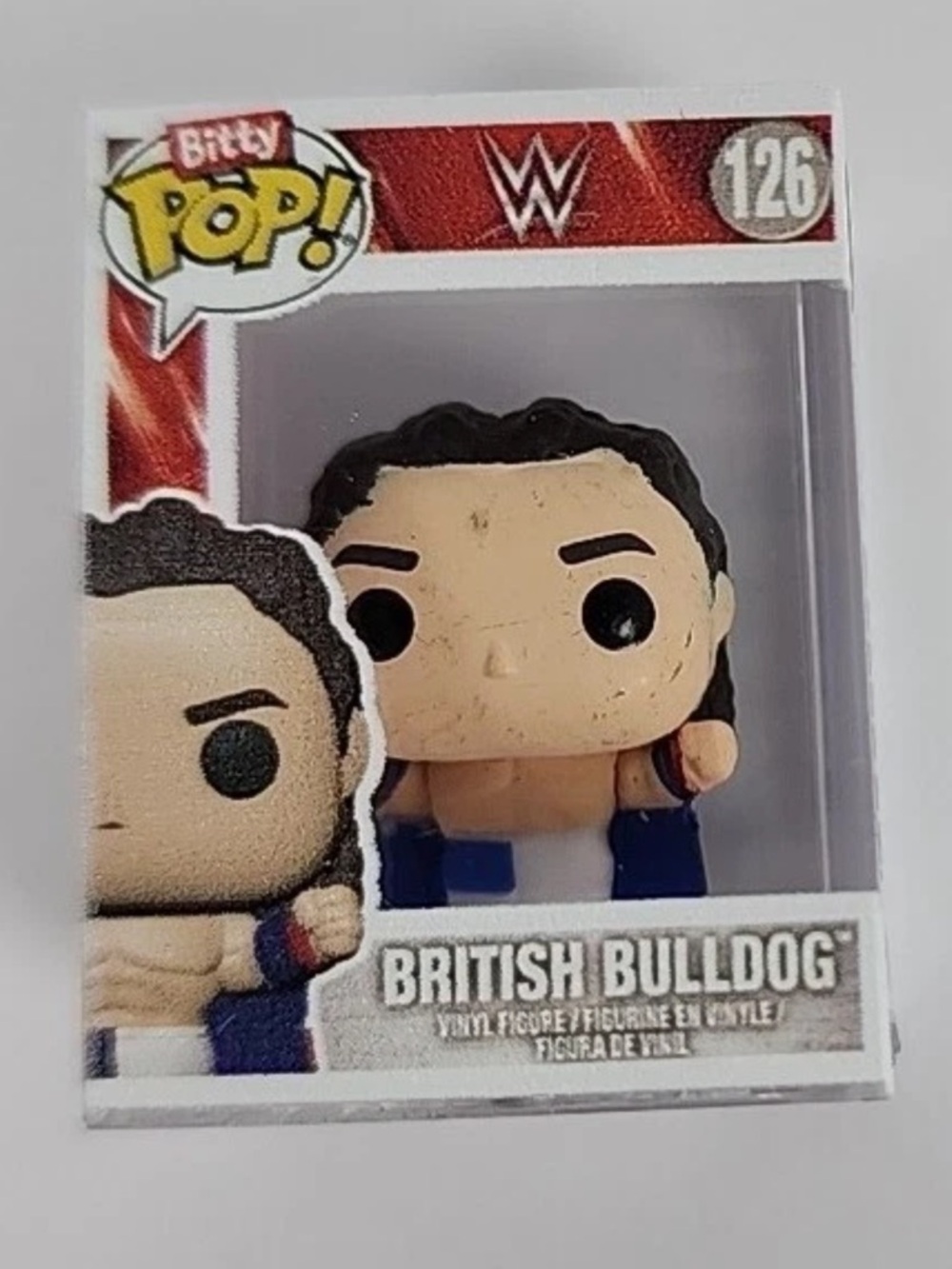 🔥NOW $4🔥 Davey Smith British Bulldog Mini Funko Pop WWE Wrestling Toy Figure